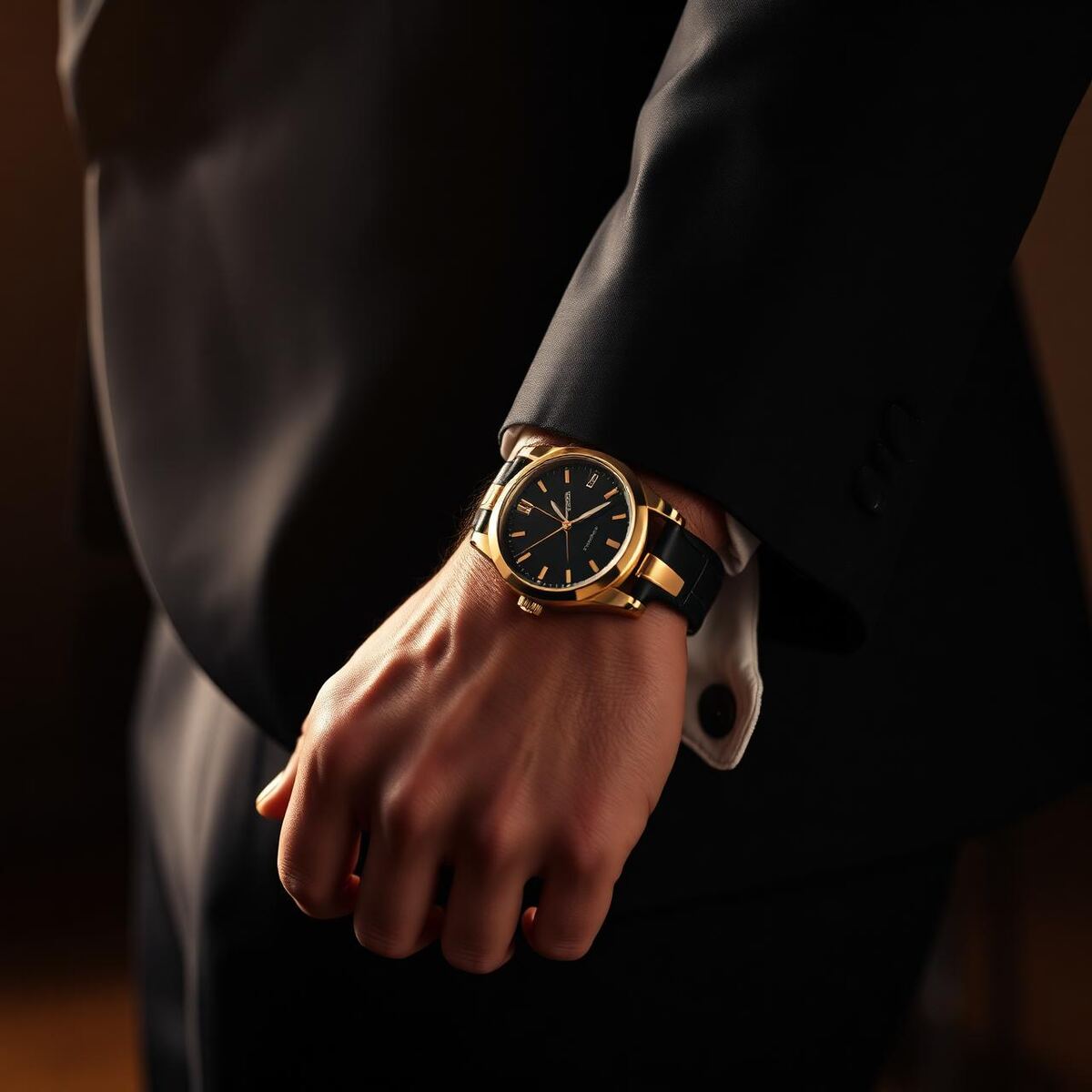 Luxury timepiece detail